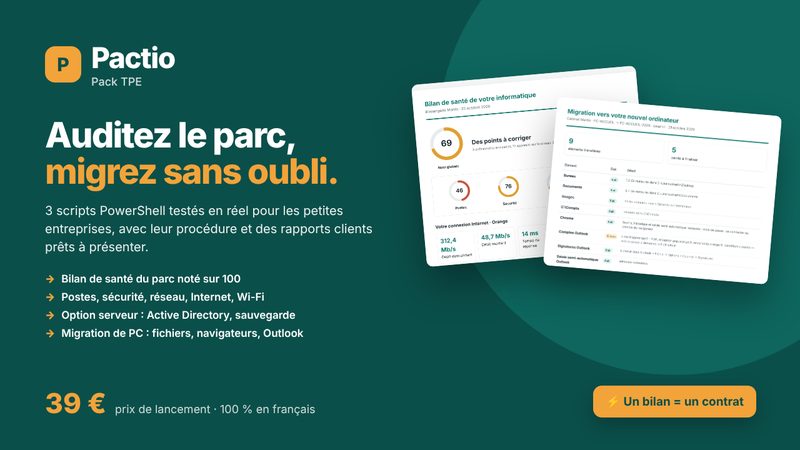 Couverture du Pack TPE